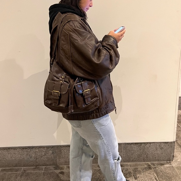 Vintage brown bag - Picture 2 of 3